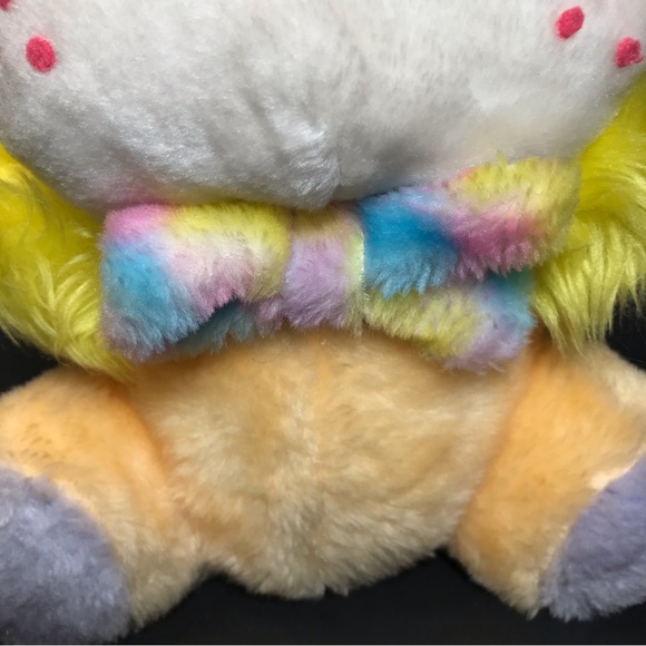 Orange Duck Plush 10” Pastel Bowtie Freckles Mty International Stuffed Animal - Picture 2 of 10